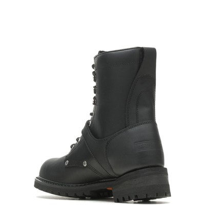 Pre-owned Harley-davidson Men's 7" Faded Glory Riding Boot Black - D91003