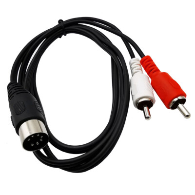 3FT Relay Control Line Amp Amplifier Keying Cable 7 Pin Din & ALC for Kenwood TS