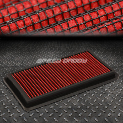 ДЛЯ 03-06 MAZDA 6 2.3/MPV КРАСНЫЙ МНОГОРАЗОВЫЙ И МОЮЩИЙСЯ ВОЗДУШНЫЙ ФИЛЬТР С ВЫСОКИМ ПЕРЕПАДОМ РАСХОДА