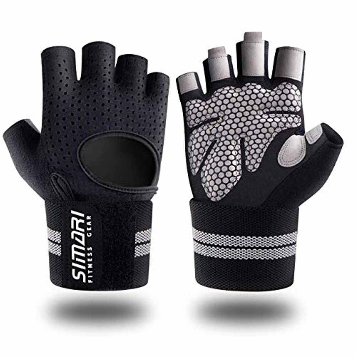 SIMARI Workout Gloves Men Women Full Finger Weight Lifting