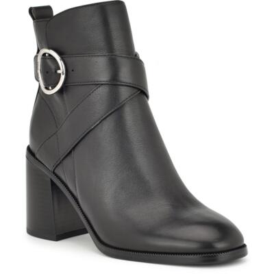 Nine West Женские кожаные нарядные пинетки ботильоны Обувь BHFO 0181