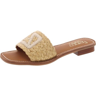 Женские босоножки Franco Sarto Tina 5 Tan Slide 6.5 среднего размера (B,M) BHFO 9784