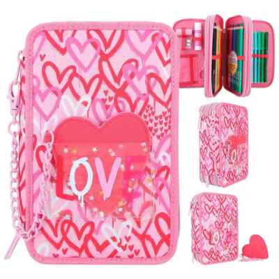 DEPESCHE 12258 TOPModel pencil case Triple ONE LOVE