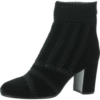 

Женские черные ботильоны Steve Madden Raine 11 Medium (B,M) BHFO 0129, Black suede