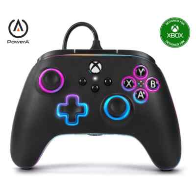 PowerA Advantage Wired Controller for Xbox Series X|S with Lumectra   Black