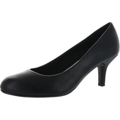 

Easy Street Womens Passion Комфортные классические туфли из искусственной кожи на каблуке BHFO 2305, Черный, Passion