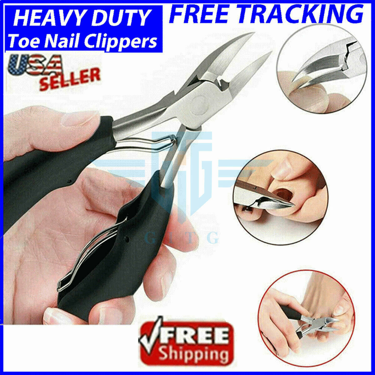 For Thick Ingrown Toe Nails Heavy Duty Precision Nail Scisso