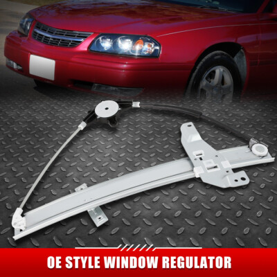 ДЛЯ 00-05 CHEVY IMPALA ПЕРЕДНИЙ ЛЕВЫЙ СТЕКЛОПОДЪЕМНИК СО СТОРОНЫ ВОДИТЕЛЯ С ЭЛЕКТРОПРИВОДОМ без ДВИГАТЕЛЯ