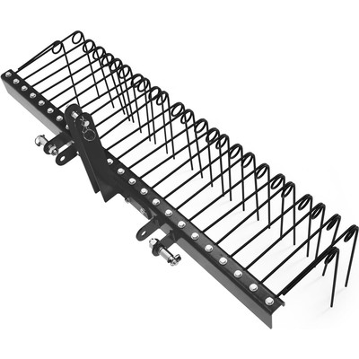 3-Point 60'' Pine Straw Landscape Rake for Cat-0&Cat-1 Tractor Heavy Duty Steel
