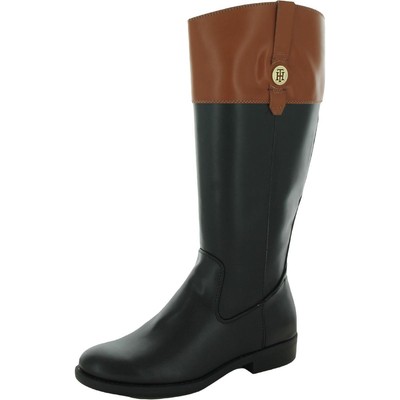 

Женские ботинки для верховой езды Tommy Hilfiger Shano, черные, 8,5, средние (B,M) BHFO 9956, Black/multi