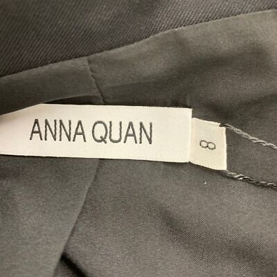 Pre-owned Anna Quan Sybil Wool Vest Women's Size 8 Black