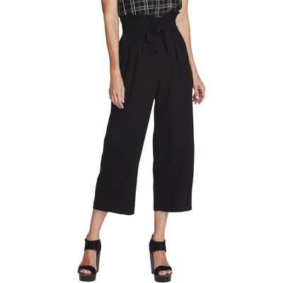 

Женские черные широкие брюки из крепа Vince Camuto для офиса в бумажном пакете  BHFO 9483, Rich black