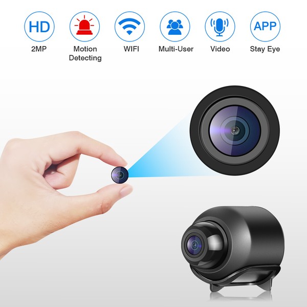 1080P Mini Spy Camera WiFi HD Hidden IP Night Vision Camcorder Home Security Cam - Image 266