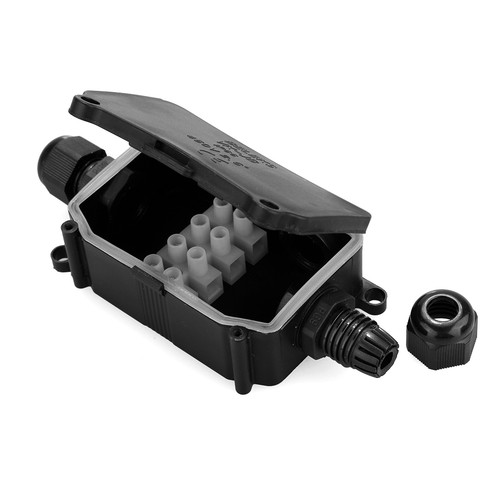 2/3 Way Waterproof Junction Box Connector IP68 Electric Cable Inline