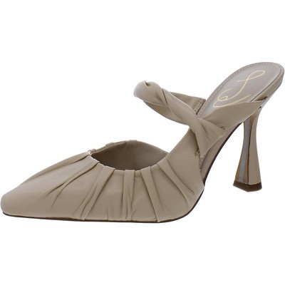 Женские шлепанцы Sam Edelman из коричневой кожи Tillary 6.5 Medium (B,M) BHFO 7552