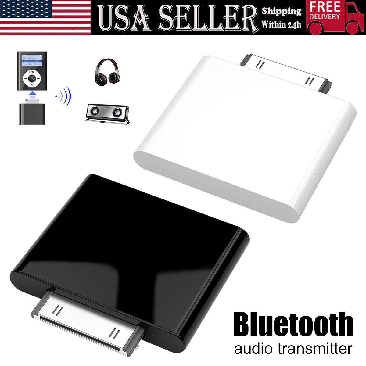 NEW Wireless Bluetooth Transmitter Audio Dongle Adapter for 