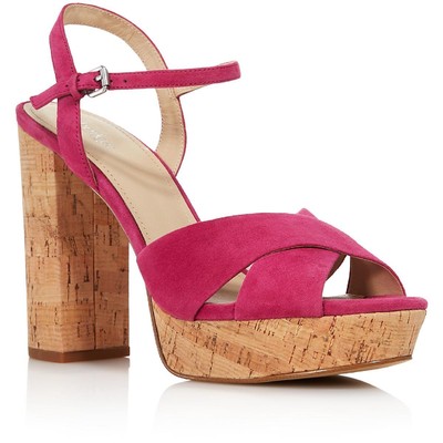 

Женские босоножки Botkier Plateau Pink Cork Platform Shoes 6 Medium (B,M) BHFO 9074, Azalea