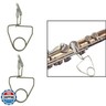 TUOREN 4Pcs Flute Pad Clips Metal Flute Repair Clips Flute Repairing Clamps Wind Instrument Indentation Clip for Flute Clarinet Maintenance Tool Wind Instruments Accessories
