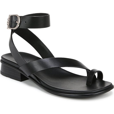 Naturalizer Womens BIRCH Black Leather Ankle Strap 10 Medium (B,M) BHFO 6603