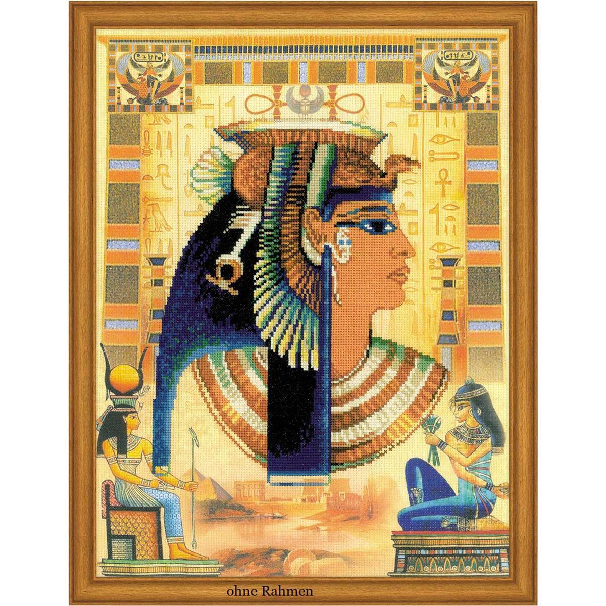 Riolis counted cross stitch Kit Cleopatra, DIY