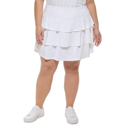 

Белые женские теннисные шорты Calvin Klein Performance Athletic Plus  BHFO 4570, Белый