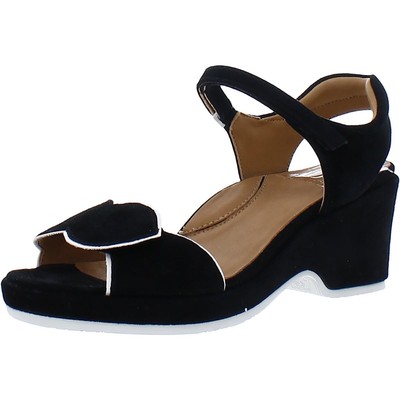 

LAmour des Pieds Женские кожаные туфли Marora с ремешком на щиколотке и пяткой на пятке BHFO 3148, Black/white, Marora