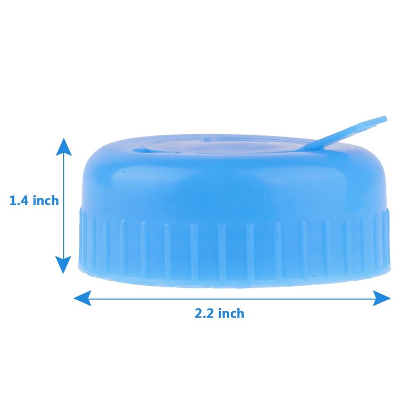 US 5 Reusable Water Bottle Screw On Cap Replacement 3-5 Gallon Jug Lids No-leak