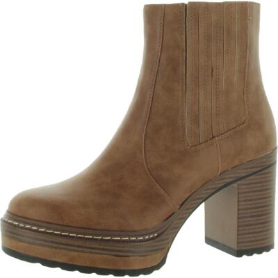 

Женские коричневые ботильоны Steve Madden Sarcastic 8 Medium (B,M) BHFO 1834, Коричневый
