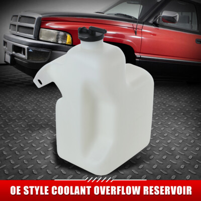ДЛЯ 84-97 DODGE B150 B250 B350 B1500 B2500 ПЕРЕЛИВНОЙ БАЧОК ОХЛАЖДАЮЩЕЙ ЖИДКОСТИ DODGE + КРЫШКА