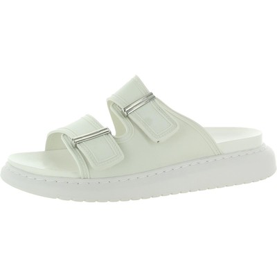 

Женские белые шлепанцы Madden Girl Kingsley 9 Medium (B,M) BHFO 1080, Белый