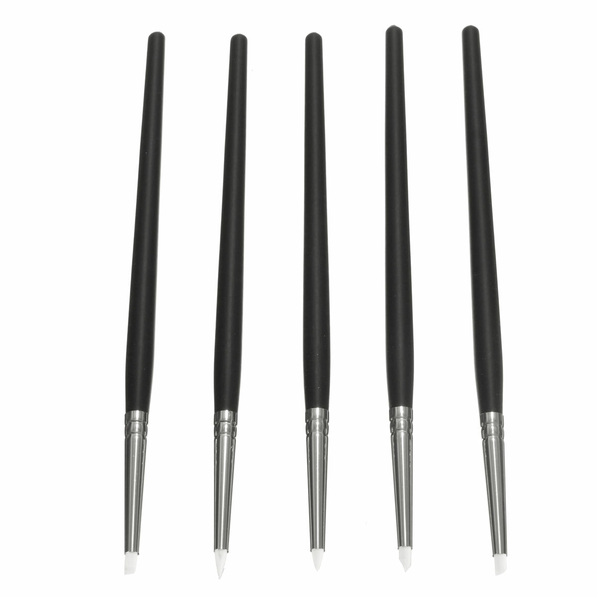 5Pcs 6 Inch Silicone Rubber Pen Clay Sculpture Pottery Carving Modeling  Clay