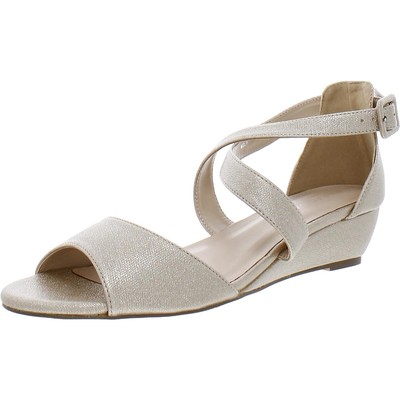 

Розовые женские босоножки на танкетке Paradox London Jagger Gold 10 Medium (B,M) BHFO 1657, Champagne, Jagger