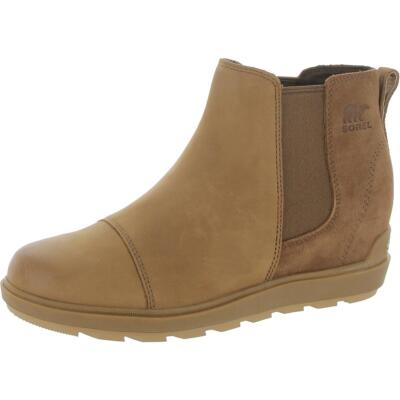 Женские ботильоны Sorel Womens 2048631243 из искусственной замши коричневого цвета, 9 средних размеров (B,M), BHFO 5727