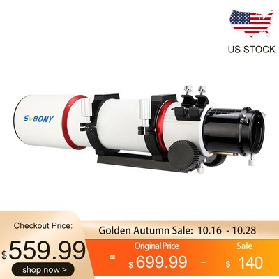 SVBONY SV550 Telescope 80mm Refractor OTA Triplet APO Apochromatic for Deep-Sky