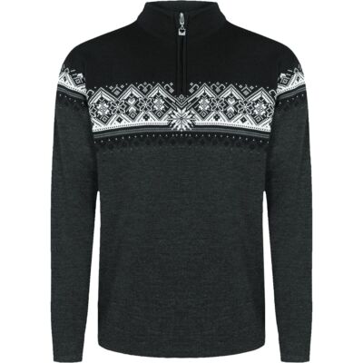 Pre-owned Dale Of Norway Moritz Sweater - Men's Dark Charcoal/raspberry/black/off White, S