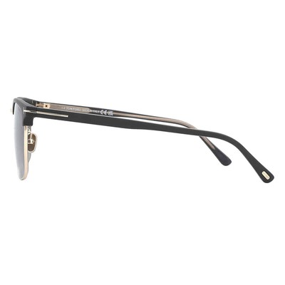 Pre-owned Tom Ford Hudson Polarized Smoke Gradient Square Men's Sunglasses Ft0997-h 02d 55 In Gray