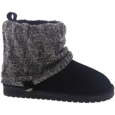 

Женские зимние и зимние ботинки Muk Luks Laurel черные, черные, 8, средние (B,M) BHFO 2900, Black/gray