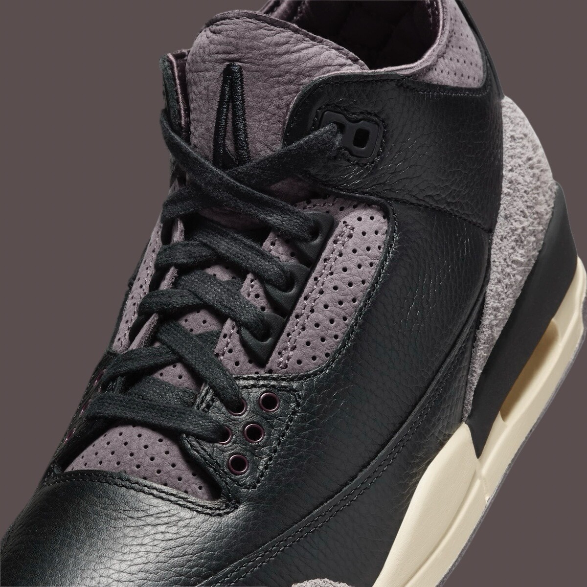 Pre-owned Nike Women's Air Jordan 3 Og A Ma Maniere Fz4811-001 Shoes In Black