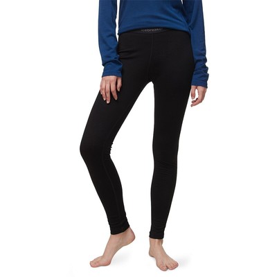

Леггинсы Icebreaker BodyFit 200 Oasis — женские, черные, Черный, Icebreaker