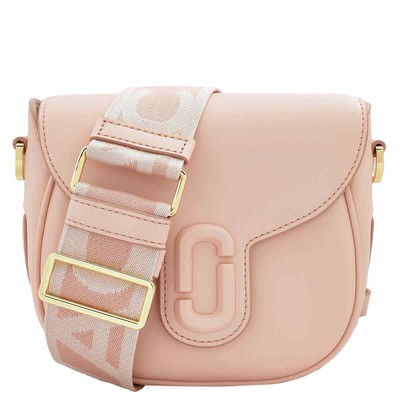Pre-owned Marc Jacobs J Marc The Small Saddle Bag 2s3hms003h03624 In Rose