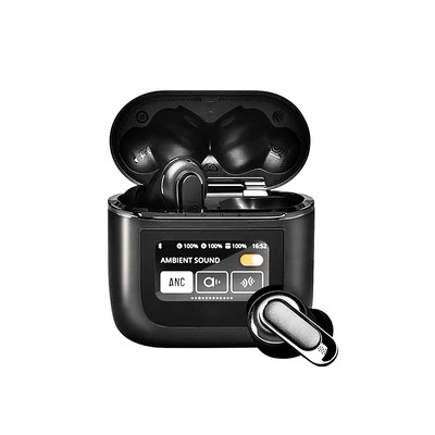 TWS Earbuds with Smart Touch Screen Sport Waterproof Wireles Bluetooth Headphon