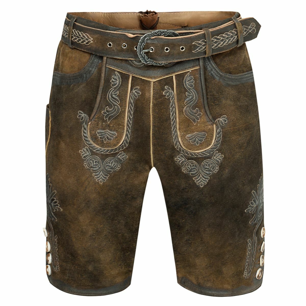 MARJO TRACHTEN KURZE LEDERHOSE MICHAEL IN DUNKELBRAUN VON MARJO TRACHTEN