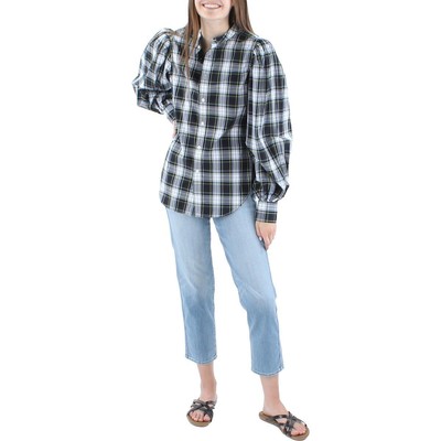 

Женская черная рубашка в клетку на пуговицах Polo Ralph Lauren  BHFO 9955, Черный