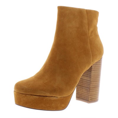 Женские замшевые ботильоны Steve Madden Gratify Tan 5 средних размеров (B, M) BHFO 5641
