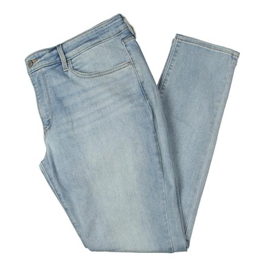 Джинсы-скинни Levis Womens 711 Blue Denim средней посадки зауженного кроя 28 6 BHFO 4588