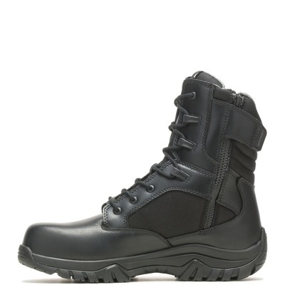 Pre-owned Bates Men's Gx X2 Tall Side Zip Nano Toe Dryguard+ Work Boot Black - E03886, Bl