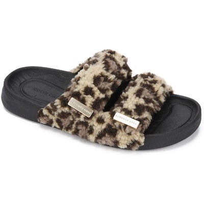 

Kenneth Cole New York Женские шлепанцы с двумя ремешками Nova BHFO 9899, Natural leopard, Nova Two Band Slide