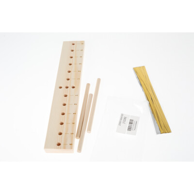 Extended Bow Maker Wooden Bow Making Tool with Twist Ties Ribbon Bow Maker xf