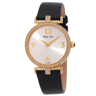 Женские часы Mathey-Tissot Gaia с кварцевым серебряным циферблатом D587QPYI
