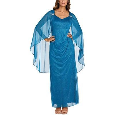 

R-M Richards Женское синее вечернее платье в форме сердца Petites  BHFO 4517, Peacock